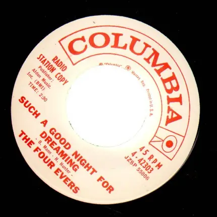 The Four Evers - You Belong To Me / Such A Good Night For Dreaming