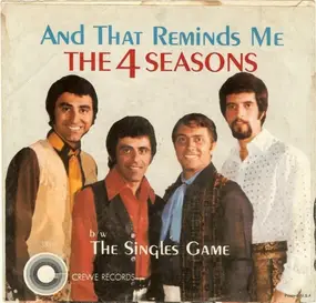 Frankie Valli - And That Reminds Me (My Heart Reminds Me) / The Singles Game