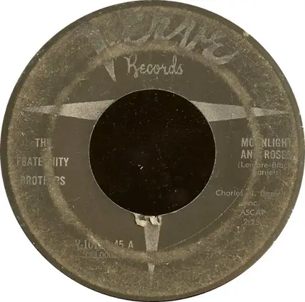 The Fraternity Brothers - Moonlight And Roses / Darling, Darling