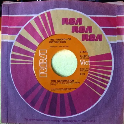 The Friends Of Distinction - Love Me Or Let Me Be Lonely