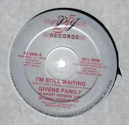 The Givens Family - I'm Still Waiting