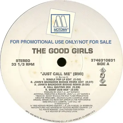 Good Girls - Just Call Me