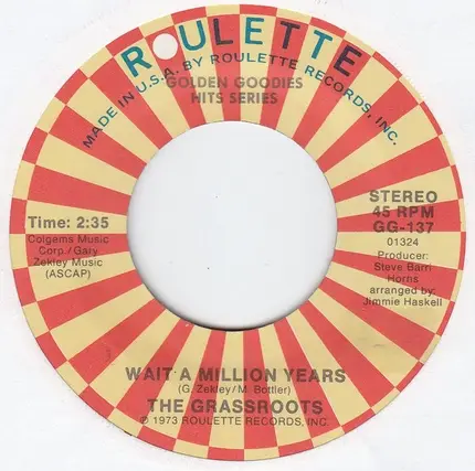 The Grass Roots - Wait A Million Years