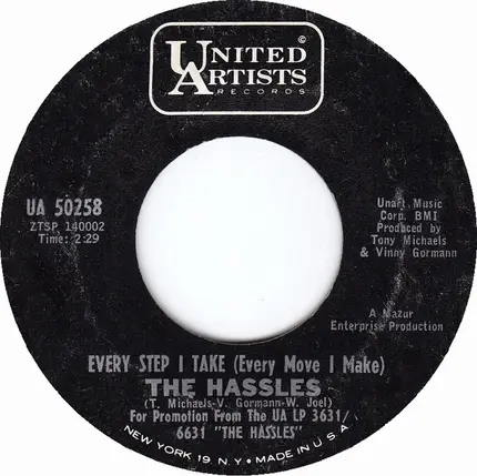 The Hassles - Every Step I Take (Every Move I Make)