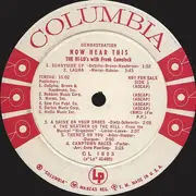 LP - The Hi-Lo's With Frank Comstock - Now Hear This - Promo Copy