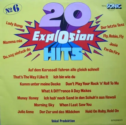 The Hiltonaires , Orchester Udo Reichel - 20 Explosion Hits 6