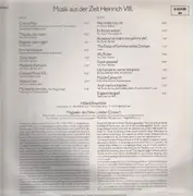 LP - The Hilliard Ensemble - Musik Aus Der Zeit Heinrich VIII.