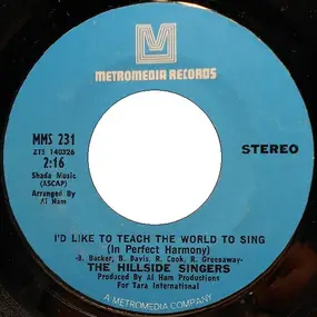 Hillside Singers - I'd Like To Teach The World To Sing (In Perfect Harmony) / I Believed It All