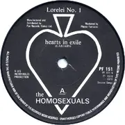 7'' - The Homosexuals - Hearts In Exile