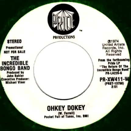 The Incredible Bongo Band - Ohkey Dokey