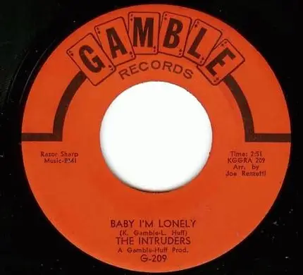 The Intruders - Baby, I'm Lonely / A Love That's Real