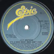7'' - The Isley Brothers - It's A Disco Night (Rock Don't Stop) - Blue/Yellow paper labels