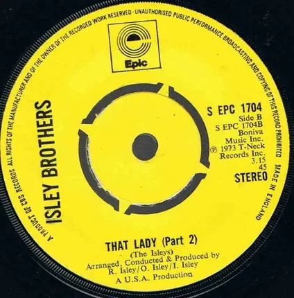The Isley Brothers - That Lady (Part 1)