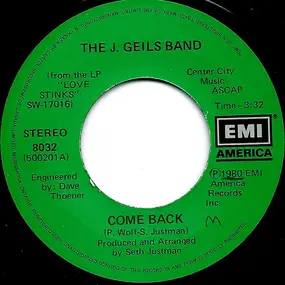 J. Geils Band - Come Back