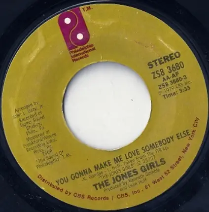 The Jones Girls - You Gonna Make Me Love Somebody Else