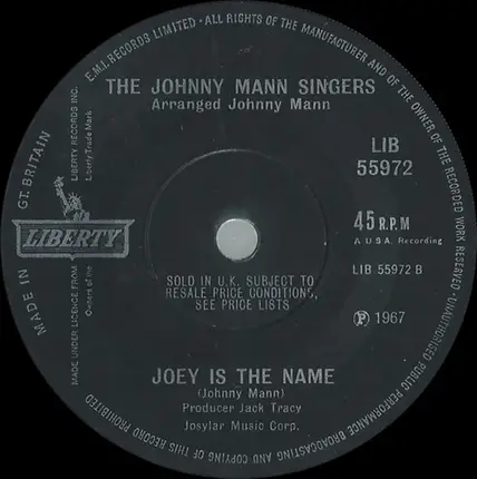 The Johnny Mann Singers - Up-Up And Away