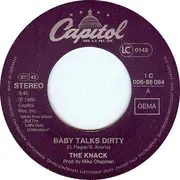 7'' - The Knack - Baby Talks Dirty