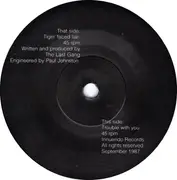 7'' - The Last Gang - Tiger Faced Liar
