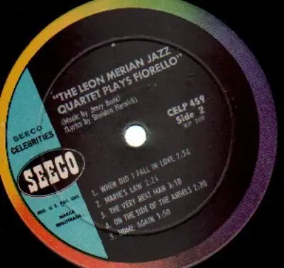 The Leon Merian Quartet - Plays Fiorello