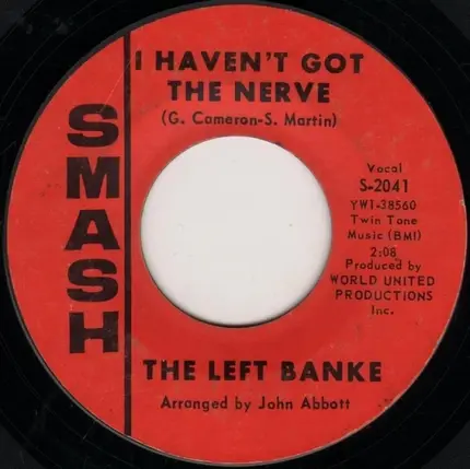 The Left Banke - Walk Away Renee / I Haven't Got The Nerve