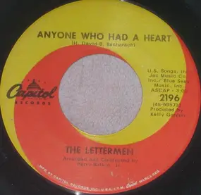 The Lettermen - Anyone Who Had A Heart