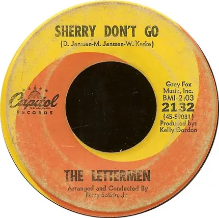 The Lettermen - Sherry Don't Go