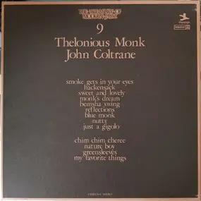 Thelonious Monk - The Treasury Of Modern Jazz 9