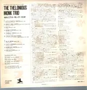 LP - Thelonious Monk Trio - Thelonious Monk Trio - Promo / Mono / Insert