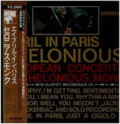 Double LP - Thelonious Monk - April In Paris / Live