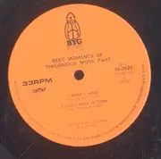 LP - Thelonious Monk - Best Moments Of Thelonious Monk Part 1 - Mono + insert