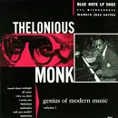 CD - Thelonious Monk - Genius Of Modern Music Volume One