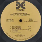 LP - Thelonious Monk - Live! At The Village Gate - Mono