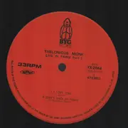 LP - Thelonious Monk - Live In Paris Part 1 - + Insert