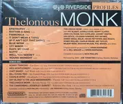 Double CD - Thelonious Monk - Riverside Profiles: Thelonious Monk