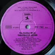 LP - Thelonious Monk - The Golden Monk