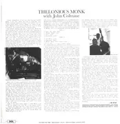 LP - Thelonious Monk - Thelonious Monk With John Coltrane - 180gr. Coloured Vinyl / Virgin Vinyl