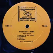 LP - Thelonious Monk - Piano Solos