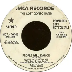 Lost Gonzo Band - People Will Dance