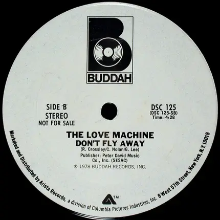 The Love Machine - Desperately / Don't Fly Away
