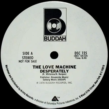 The Love Machine - Desperately / Don't Fly Away