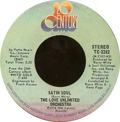 The Love Unlimited Orchestra - Satin & Soul