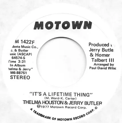 Thelma Houston & Jerry Butler - It's A Lifetime Thing