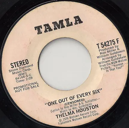 Thelma Houston - One Out Of Every Six