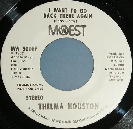 Thelma Houston - I Want To Go Back There Again
