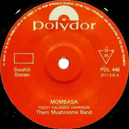 Them Mushrooms Band - Mombasa / Kenya Hakuna Matata
