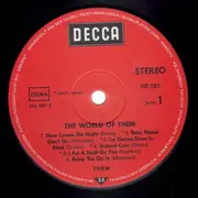 LP - Them - The World Of Them - laminated front cover
