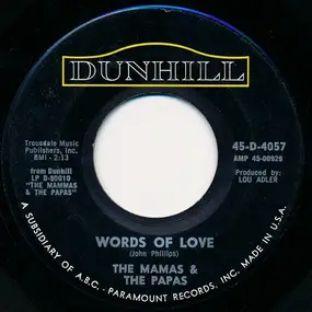 The Mamas And The Papas - Words Of Love