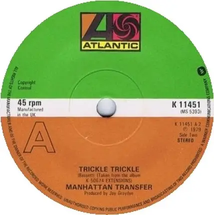 The Manhattan Transfer - Coo Coo U / Trickle Trickle