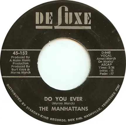 The Manhattans - Do You Ever