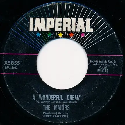The Majors - A Wonderful Dream / Time Will Tell
